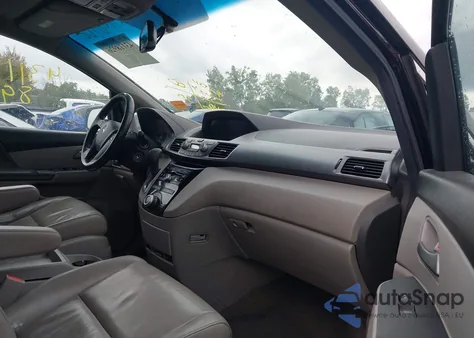 2012 Honda Odyssey Ex-L из США, поврежденный, VIN 5FNRL5H69CB129560